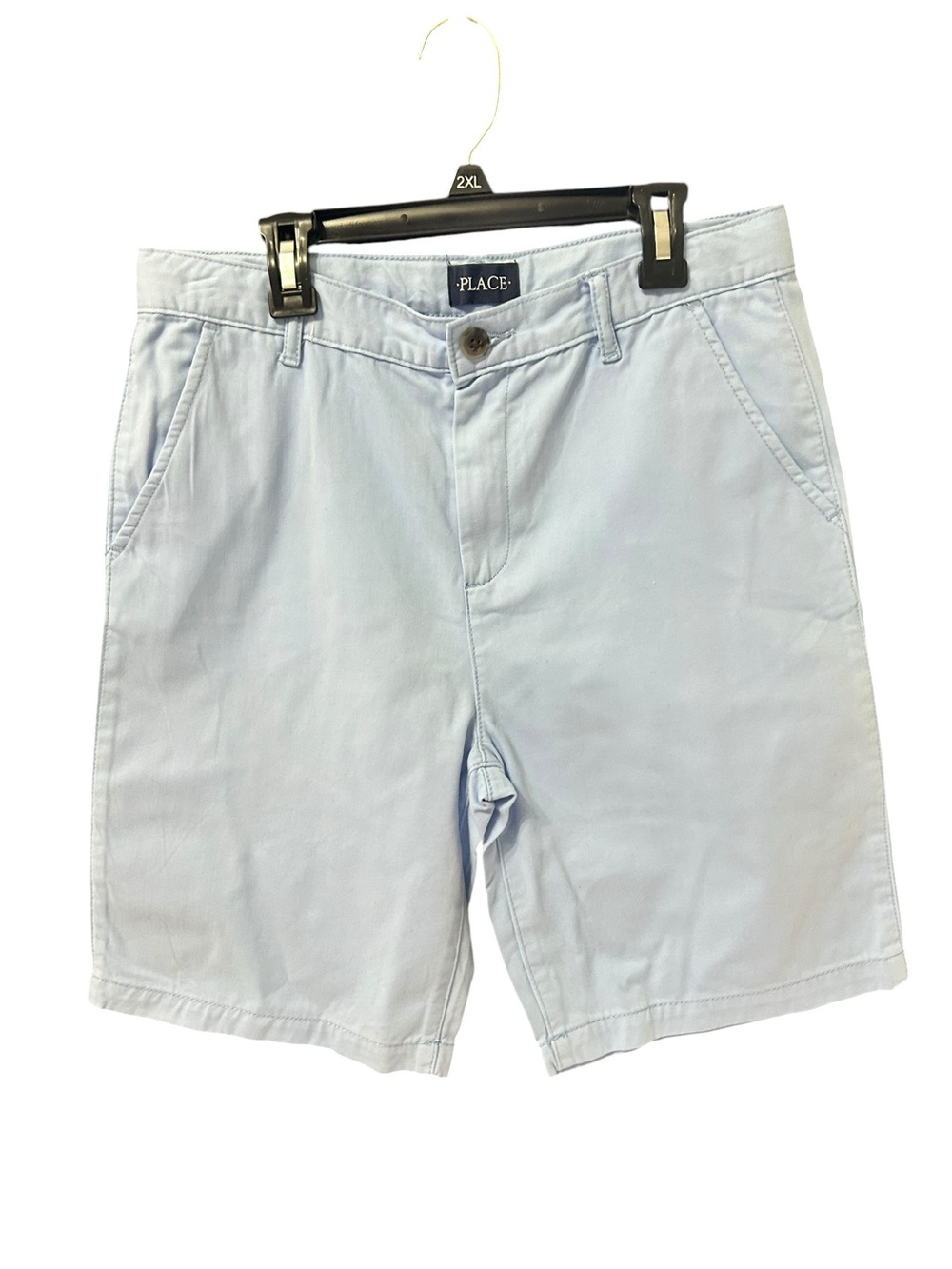 The Children's Place Pale Blue Flat-Front Chino Shorts BRAND NEW NEVER WORN